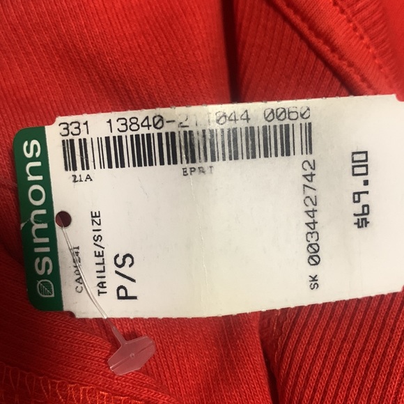 Red cropped ragged priest top. Grunge, y2k - Picture 5 of 5